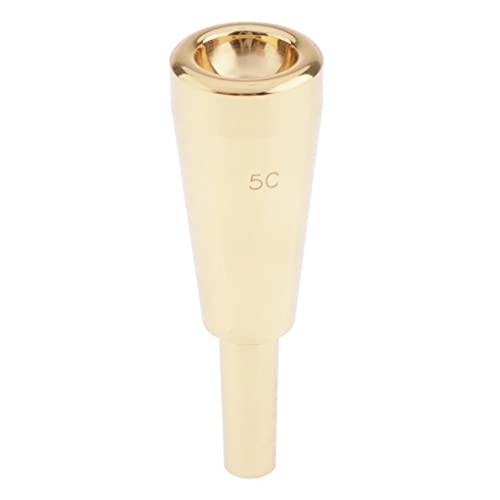 Embouchure trompette plaquée or cuivre, embout et pièce détachée pour débutant et confirmé