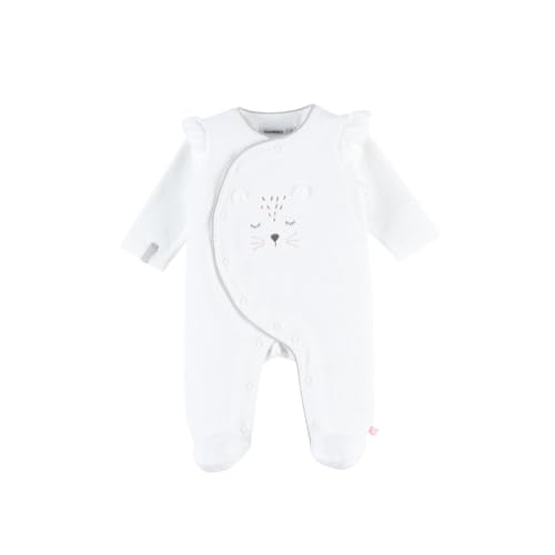 NOUKIE'S Bébé Fille Pyjamas Froufrou Ensemble De Pijama, Blanc Cassé, 3 Mois EU