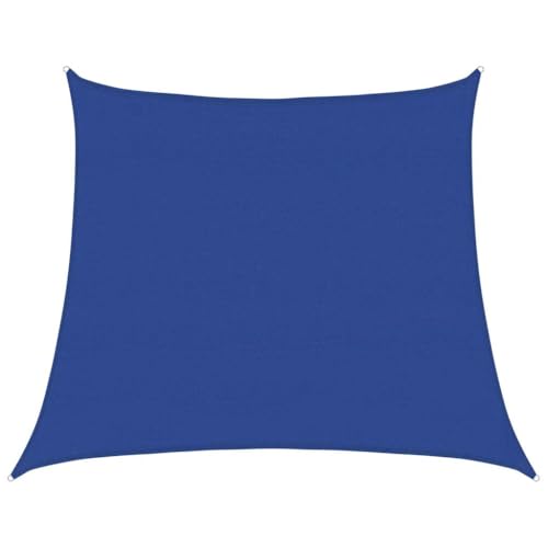vidaXL Vela Parasole 160 g/m² Trapezio Blu 4/5x4 m in HDPE, Vela ombreggiante, Ombra da Patio, tettoia ombreggiante, Vela da Giardino, tettoia