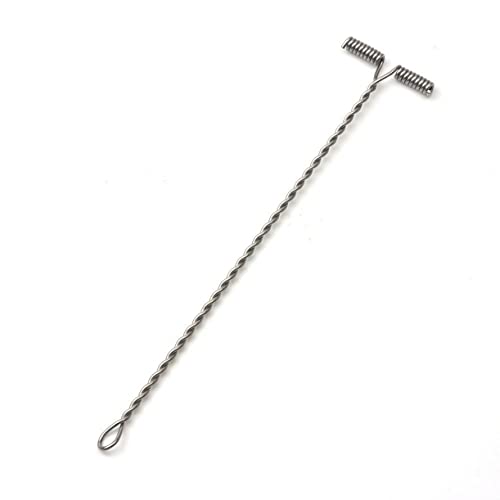 WellieSTR 100 piezas 8 cm cuerda de acero inoxidable para pesca miniatura 1