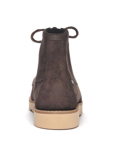 Sebago Para Hombre. 76111SW Botines De Piel Tala MarróN (45), Plano, Cordones, Casual - 4