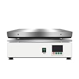 Digitale Heizplatte | Laborheizplatte aus Edelstahl | Einstellbare Temperaturregelung 50-380°C | Konstante Temperatur Kochplatte für Laborvorheizen & wissenschaftliche Experimente