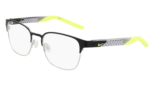 NIKE Eyeglasses 8156 002 Satin Black/Silver