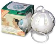 Crystal Ball Dechlorinator. No more chlorine in the bath - goodbye dry skin!