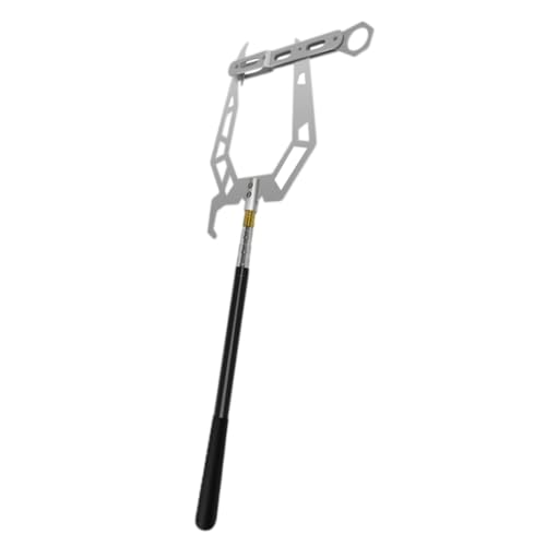Boat U Type Telescopic Boat Hook, Threader Multi-Function Alloy Telescopic Mooring Rope Threading Boat U Type Hook, Boat Mooring Hook Boat Hook Telescopic Boat Dock Hook