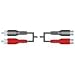 Multicomp Pro Cable, 2 RCA/Phono Plug-Jack, 3Ft, Blk - PSG00249