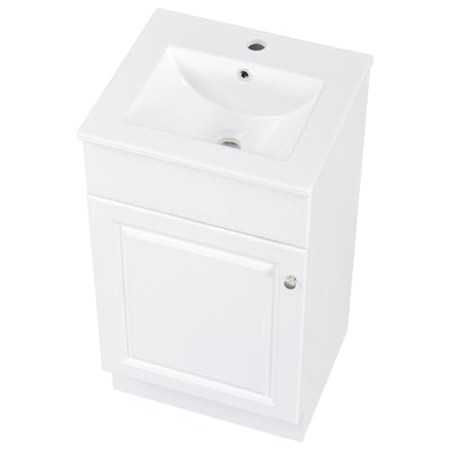 FRITHJILL 18 Inch Bathroom Vanity with Sink Combo, Small Bathroom