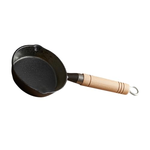 FUNOMOCYA Egg Frying Pan Cast Iron Skillet Mini Butter Melting Pot Milk Warmer Pot