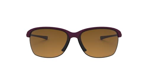Oakley Woman Sunglasses Raspberry Spritzer Frame, Brown Gradient Polarized Lenses, 65MM3
