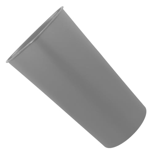 Vase triangle gris en métal stable pour décoration de table moderne - 2