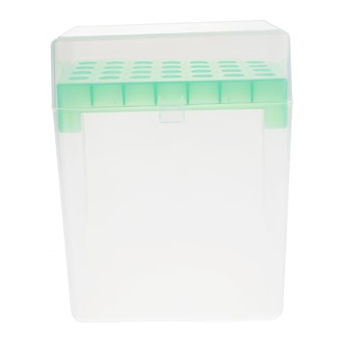 FUNOMOCYA Box Box Test Tube Container Test Tube Rack Holder Microcentrifuge Tube Rack Test Tube Case Testing Tube Stand Test Tube Storage Holder Lab Tube Stand White Plastic