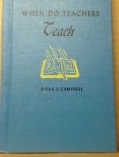 Hardcover When Do Teachers Teach Book