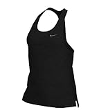 Nike Womens Yoga Layer Tank (Black, Medium)