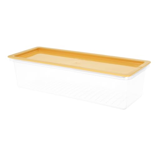 Mikinona caja de almacenamiento de fideos contenedores para frigorifico organizador frigorífico titular de espaguetis contenedores de almacenamiento apilables de cocina congelador páginas
