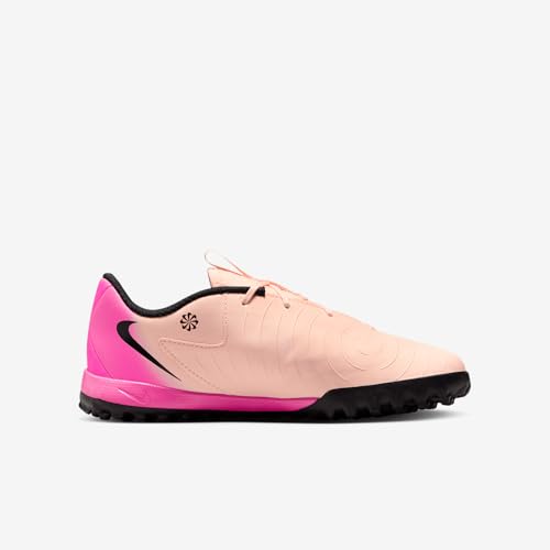 Nike Jr. Phantom GX 2 Academy Little/Big Kids' TF Soccer Shoes (FJ2608-800, Crimson Tint/Pink Blast/Black)3