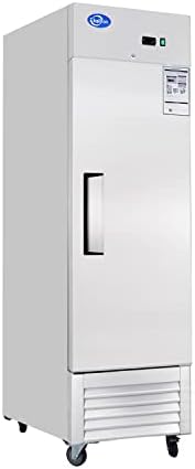 kalifon 23 cu.ft Commercial Freezer Stainless Steel Reach-in Freezer with Single Solid Door for Restaurant, Bar, Home, Shop