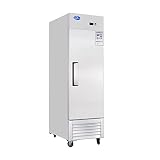 kalifon 23 cu.ft Commercial Freezer Stainless Steel Reach-in Freezer with Single Solid Door for Rest