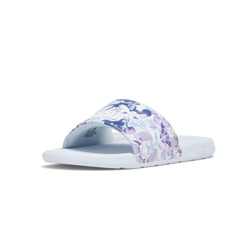 PUMA Kids Girls Cool Cat 2.0 First Frost Slide Casual Sandals Casual - Blue, Purple, White2