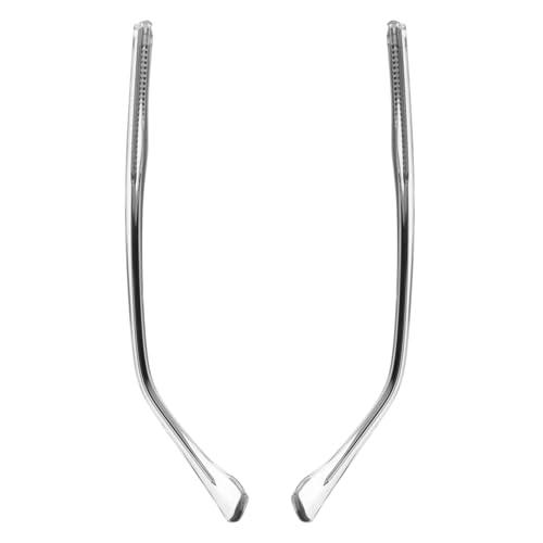 NOLITOY 1 Pair Glasses Accessories Glasses Replacement Temple Glasses Parts Replacement Sunglass Arms Replacement Safety Eye-wear Retainers Eye Glasses Arms Replacement Grey Metal