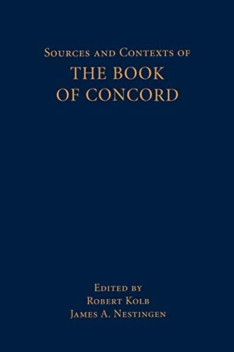Sources and Contexts of the Book Concord