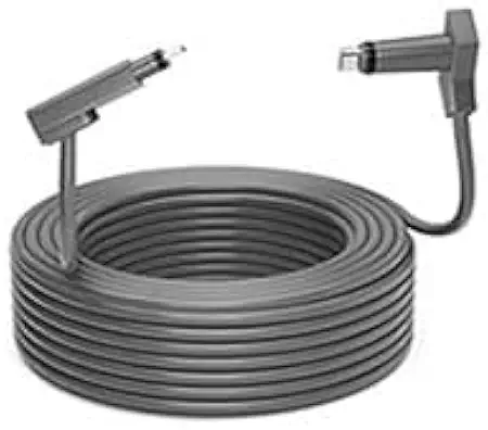 Cabo Starlink Gen2 5M/15FT para kit padrão Starlink, extensão de substituição Star Link V2 à prova d'água cinza