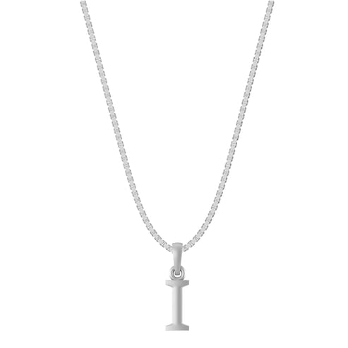 Pendentif alphabet argent sterling bijou minimaliste minimaliste