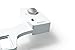 TUSHY Basic 2.0 Bidet Toilet Seat Attachment | Modern Sleek Design. Fresh Clean Water Sprayer. (Non-Electric Self Cleaning Adjustable Nozzle), (White/Platinum)