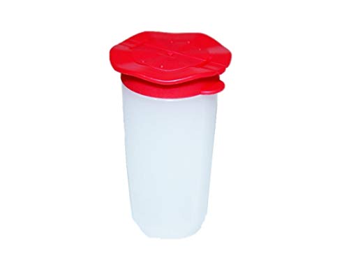 Tupperware Salt And Pepper Shaker Small Personal Travel Size Red #TOP10