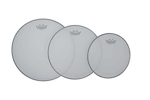 Peau de tom Remo Silent Stroke PP-2262-SN : pack peaux maillées silencieuses 10 12 16