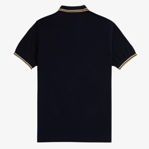 Fred Perry Para Hombre. M3600 Polo Twin Tipped Marino (Xxl), Casual, AlgodóN, Manga Corta - 3