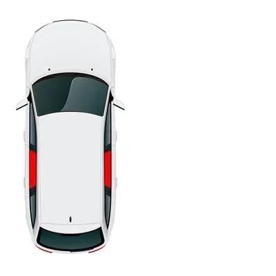 �ɓK������ 5�V���[�Y G30 �Z�_�� 2016-2022 �J�[�e�����b�V���t�����g�K���X�t���[���J�[�e���J�[�E�B���h�E�T���V�F�[�h �� �T���o�C�U�[(2PCS REAR)