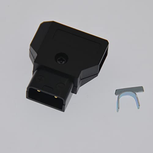 Conector de adaptador D-Tap para batería de cámara Mobestech y kit de conectores macho 2