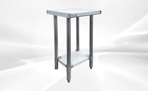 NSF Stainless Steel Worktable with Undershelf 18x18x34 in WTSS-1818-418