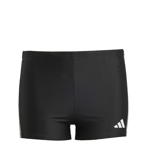 adidas Boy's Colorblock 3-Stripes Swim Boxers, Black, 11-12 Years