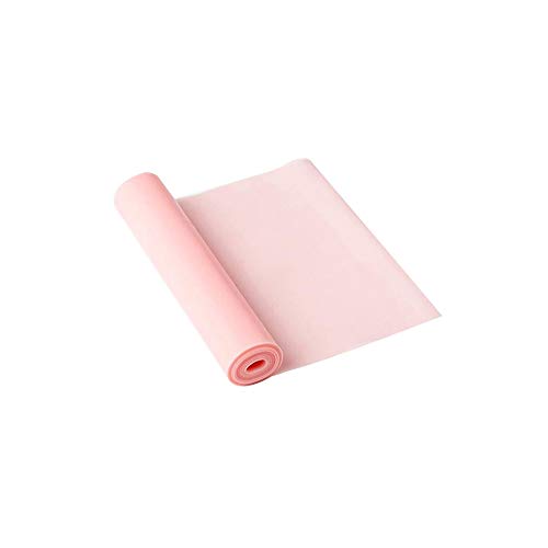 Rubber Exercise Resistance Band Yoga Tension Rope Home Fitness Training Program Supply 6lb Pink