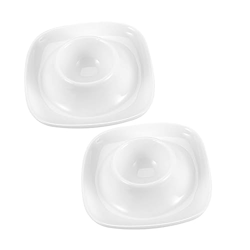 Unomor 2Pcs Egg Cups for Breakfast Household Egg Holders Egg Stands for Soft Boiled Eggs Easy to Clean Kitchen Accessories