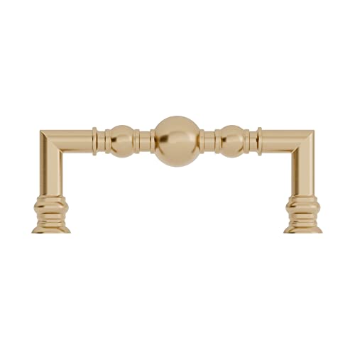 Richelieu Hardware Bp878996Chbrz Firenze Collection 3 3/4-In (96 Mm) Center, Traditional Cabinet Pull, Champagne Bronze #TOP3