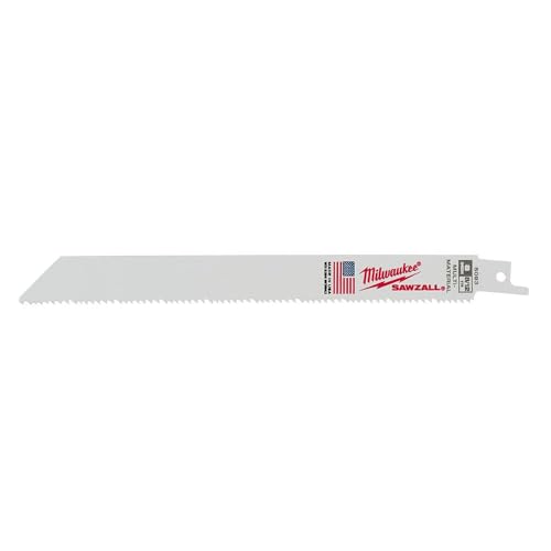 Milwaukee 8 L Reciprocating Saw Blade, 5 pk