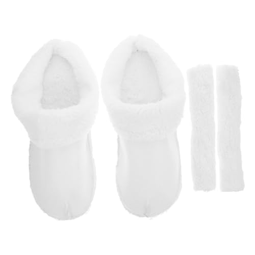 LRXIYODE Plantillas para Zapatos con Forro de Felpa Cálido Desmontables y Lavables para Invierno Acolchadas y Gruesas para Calzado Forro Interior para Deportivas y Zuecos
