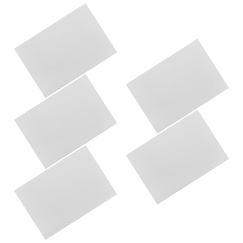 SHINEOFI Lot de 5 Feuilles Thermorétractables Phosphorescentes 20X29 CM Film Plastique Blanc Imprimable pour Loisirs Créatifs Décorations Festives et Projets DIY Lumineux sans