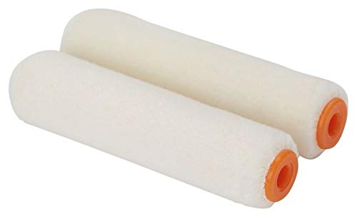 2 MINIS MANCHONS LAQUEUR POUR PETIT ROULEAU MOHAIR A LAQUER SURFACE LISSE PAINTURE LASURE 100 mm