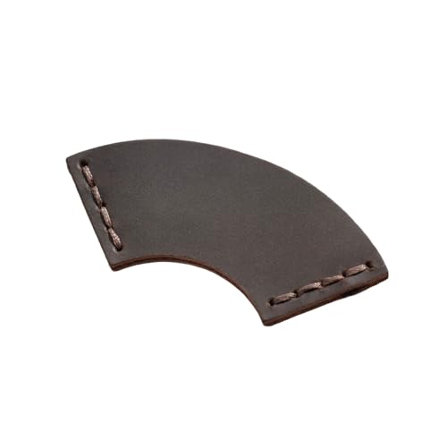 レトロブックマークファン型ページマーカーPUレザーシンプルな本クリエイティブプーレザーファンメンズマンのためのクリエイティブページ