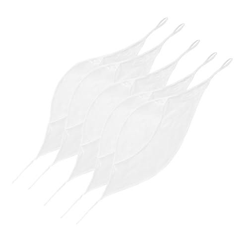 Healvian 5pcs Transparent Rain Hat for Women Lightweight PE Material...