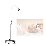 LED Surgical Examination Lamp 360° Rotation Mobile Surgical Medical Exam Light Gynecological Examination Light with Mobile Base & Wheels, 28' - 46' Adjustable Height