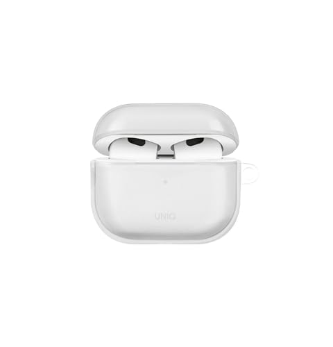 Protection GLASE AIRPODS 2021 boîtier transparent rigide antichoc étui de charge avec anneau