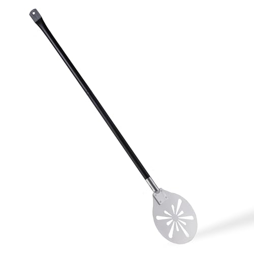 Herogo Pizzaschaufel, 7 Zoll Edelstahl perforiert Pizzaschieber, Metallzubehör Werkzeug mit abnehmbarem Griff, glatte Oberfläche & Backofen sicher, 7 inch Herogo Pizzaschaufel, 7 Zoll Edelstahl perforiert Pizzaschieber, Metallzubehör Werkzeug mit abnehmbarem Griff, glatte Oberfläche & Backofen sicher, 7 inch