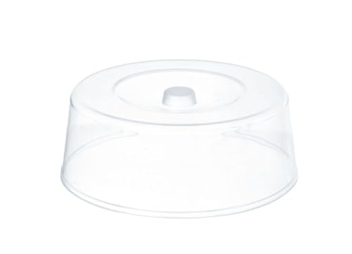 HENDI Tortenhaube, für HENDI Tortenplatte (523827), Kuchenhaube, Frischhaltehaube, Haube, Tortenplatte Haube, Kuchen Abdeckung, ø300x(H)110mm, Polystyrol, Transparent