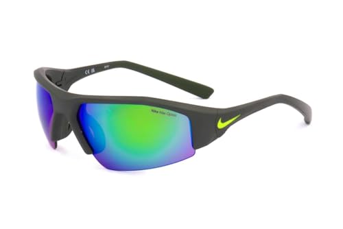 Nike Skylon Ace 22-M DV2151 355 Sunglasses Matte Sequoia/Green Mirror 70mm
