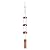 Woodstock Chimes Signature Collection, Woodstock Temple Bells, Trio (24'') Copper, Wind Bells for Outdoor, Patio, Home or Garden Décor (TB3C)