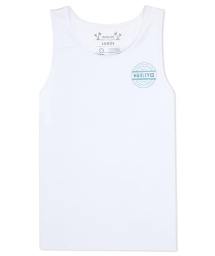 Hurley Mens Filler Tank Top White M
